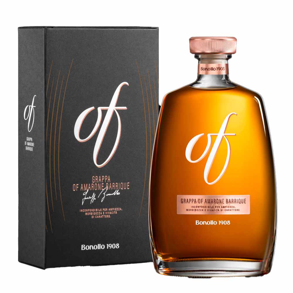 Grappa Bonollo Of Amarone Barrique Cl 70 Astucciata
