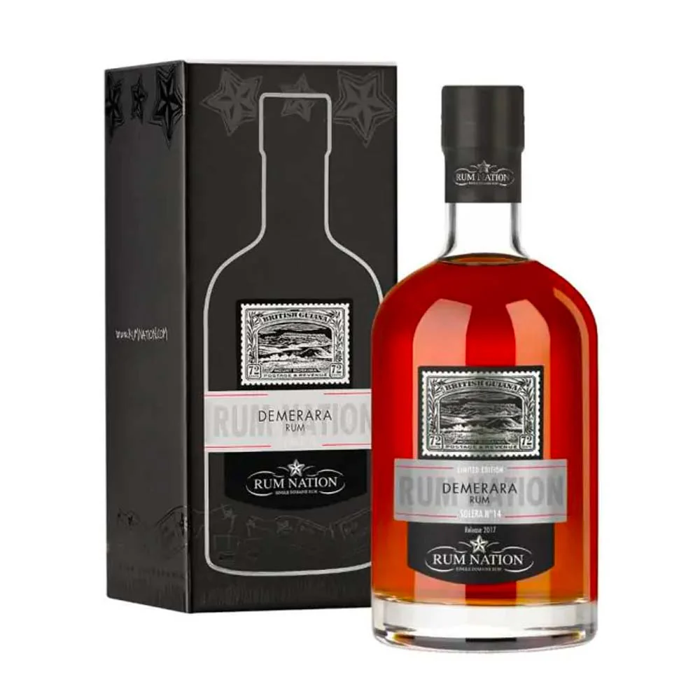 Rum Nation Demerara Solera N°14 Cl 70 Astucciata