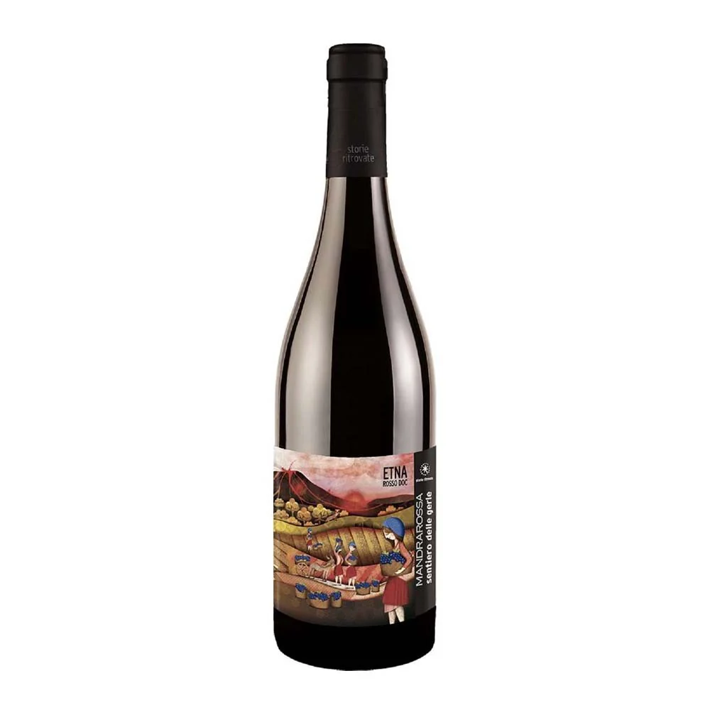 Vino Mandrarossa Sentiero delle Gerle Etna Rosso Doc Cl 75