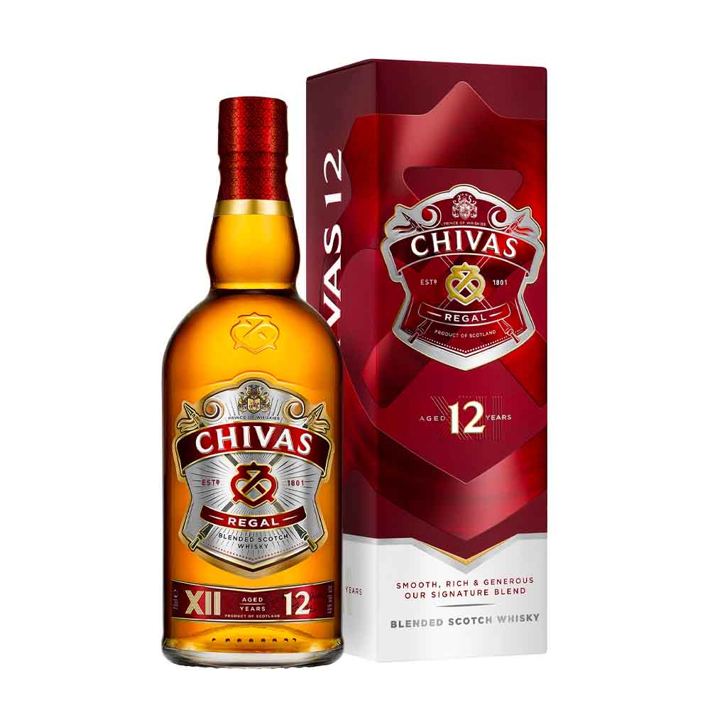 Whisky Chivas Regal Blended 12 Year Old Cl 70 Astucciata